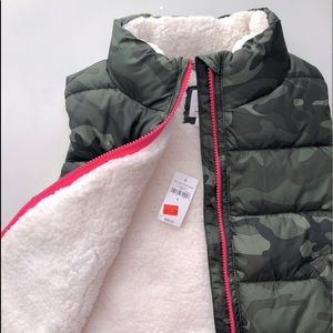 GAP Kids Sherpa Puffer Vest